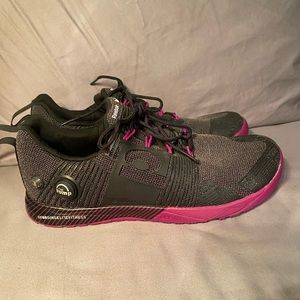 Black and Purple Reebok Crossfit Pump Fusion Shoe